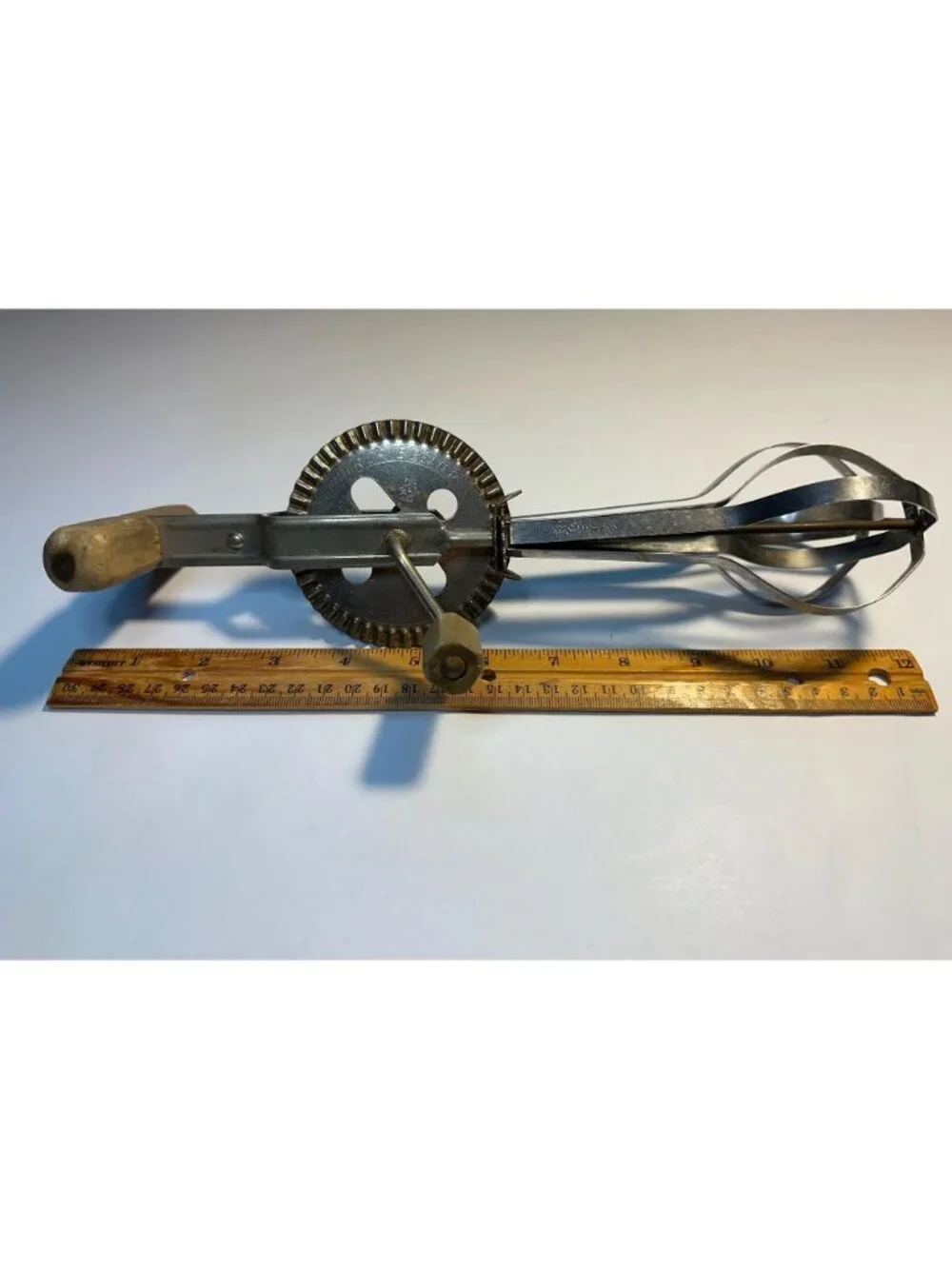ECKO Egg Beater A & J Super Center Drive Hand Mixer Rustic Kitchen Baking Tool